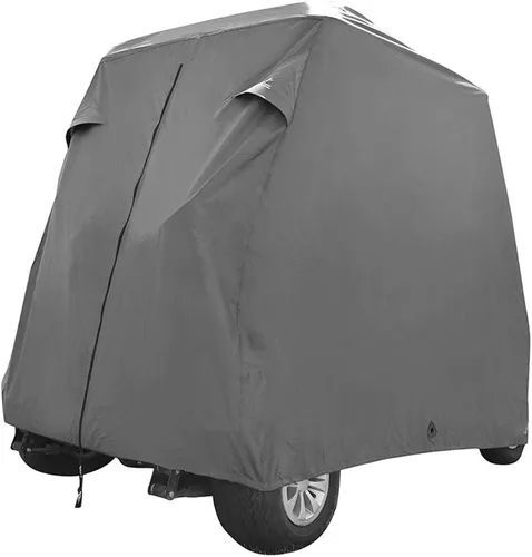 Vista 7 de Seamander Cubierta impermeable para carrito de golf 2-4 pasajeros almacenamiento a prueba de polvo para EZ Go Club Yamaha