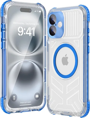 Vista 46 de WIFORT Funda impermeable para iPhone 15, [IP68 bajo el agua a prueba de polvo] [pantalla integrada] [15 pies a prueba de golpes militar], cubierta