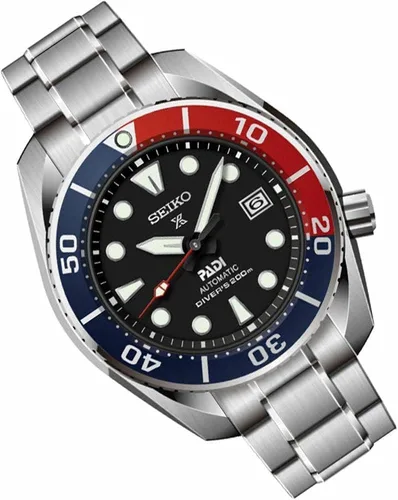 Vista 4 de PROSPEX Seiko PADI Edición Especial Buceador 656.2 ft Reloj automático de cristal de zafiro SPB181J1, Buzo
