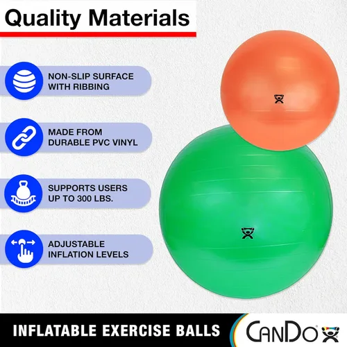 Vista 3 de CanDo Inflatable Exercise Stability Balls