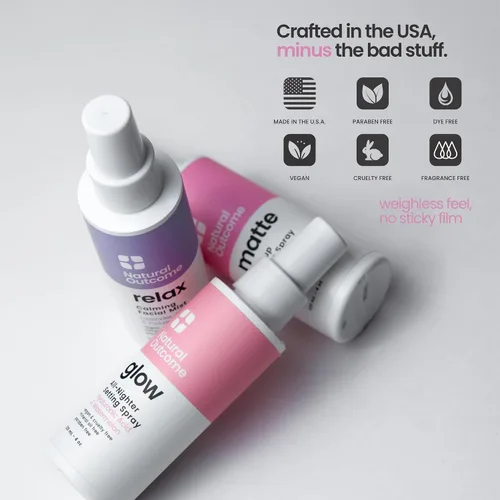 Vista 6 de Spray fijador de maquillaje mate El bloqueo matificante en la niebla de maquillaje se mantiene fresco todo el día Añade brillo a tu look