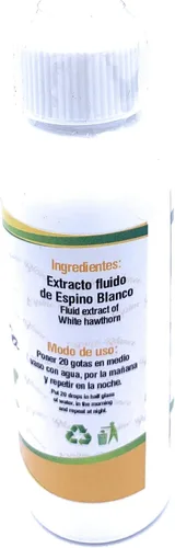 Vista 4 de Natural Flower Extracto de Espino Blanco(2.0 fl oz)