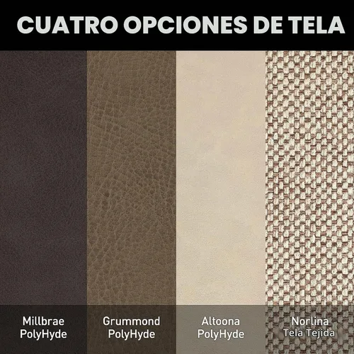Vista 8 de THOMAS PAYNE sofá tri-plegable Grummond de 68" para RV con tela PolyHyde, conversión de sofá a cama, respaldo removible, fácil instalación