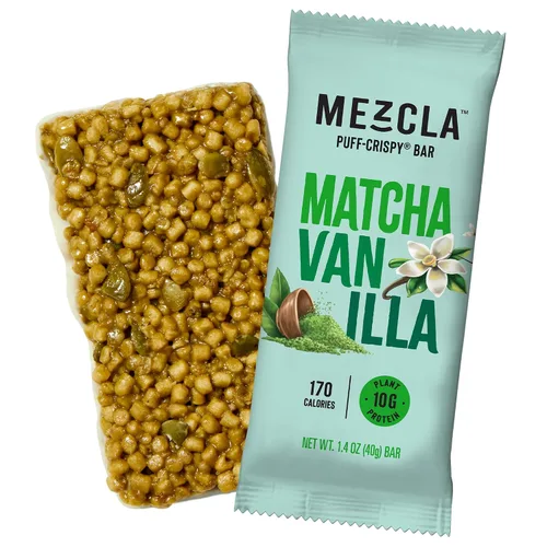Vista 17 de Barras de proteína crujientes Mezcla, barras de proteína veganas y sin gluten, 10g de proteína, alternativa a los bocados de arroz crujientes