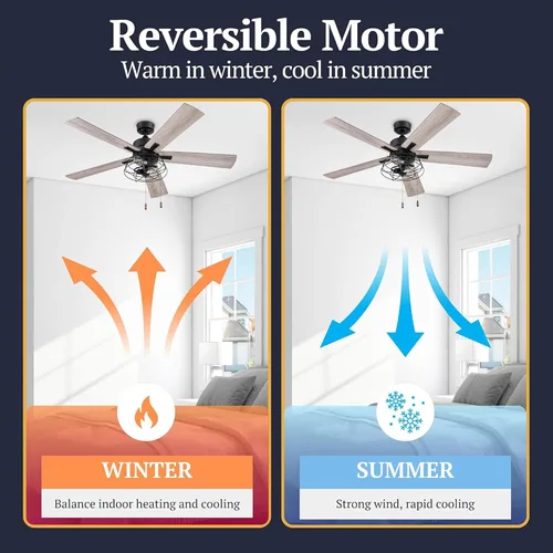 Vista 7 de Prominence Home - Ventilador de techo Marshall 51457-01, 52, negro mate