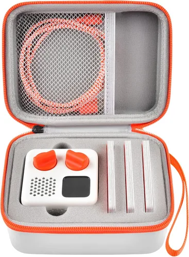 Vista 10 de casmilee Funda de viaje compatible con Yoto Mini – Reproductor de audio y música para niños, bolsa de soporte para altavoces de niños, reproduce