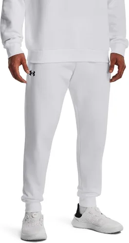 Vista 31 de Under Armour Rival - Pantalones de correr de forro polar para hombre (001) Negro / Blanco