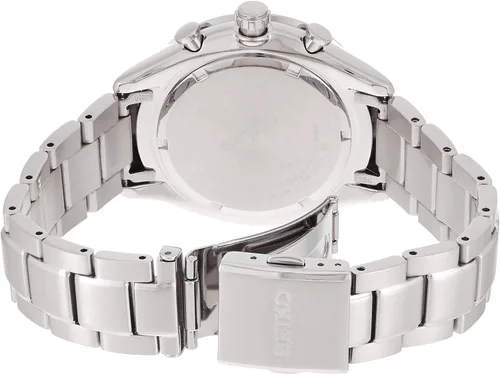Vista 2 de Seiko SPC153P1, cronógrafo de los hombres, pulsera de acero inoxidable caso & 100m WR, SPC153