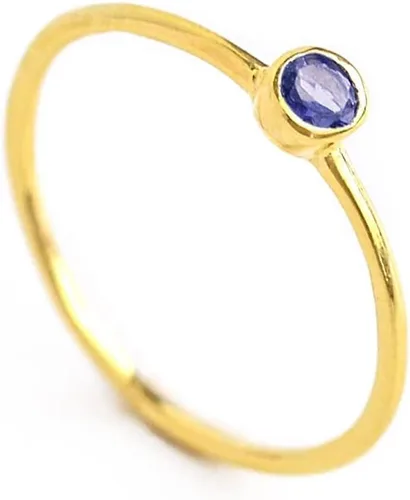 Vista 20 de Anillo pequeño de piedras preciosas apilable, banda de anillo delicada y delgada minimalista, anillo simple apilable de piedra natal