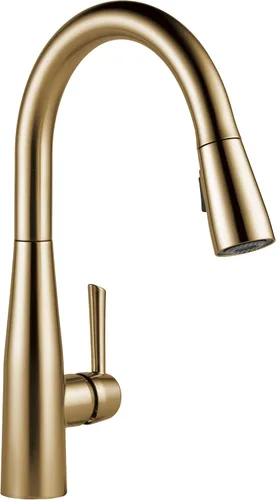 Vista 11 de Delta 9113TV-AR-DST Essa - Grifo de cocina, VoiceIQ, acero inoxidable ártico