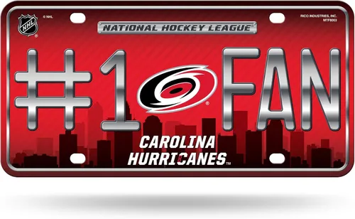 Vista 13 de NHL #1 - Placa de matrícula metálica para ventilador