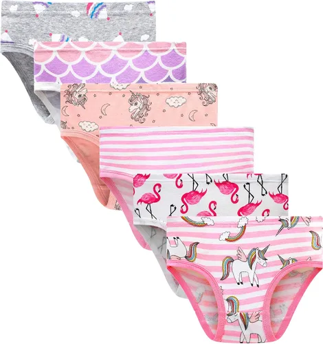 Vista 27 de Barara King - Ropa interior de algodón suave para niñas pequeñas, infantes y niños