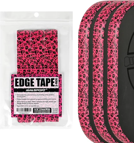 Vista 150 de PICKLETECH Cinta de protección de pala de pickleball – Protector de borde de cabeza de paleta – Cinta de protección de borde de raqueta ajuste