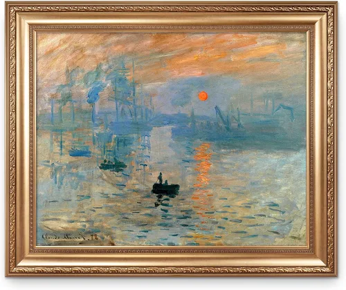 Vista 255 de A&T ARTWORK Antibes Seen from The Salis Gardens de Claude Monet Las Obras de Arte Clásico Mundial Reproducciones, Impresiones de Arte en Lienzo