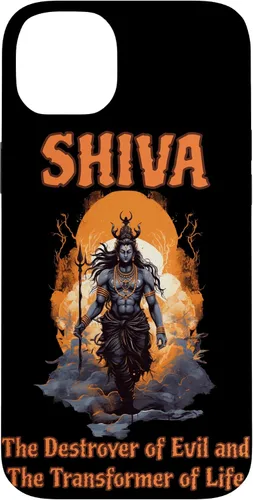 Vista 15 de Lord Shiva Destroyer Transformer Hindu God Spiritual Hippie Case for iPhone 16