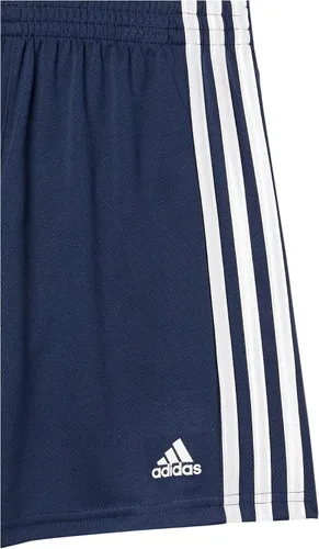 Vista 2 de adidas Pantalones cortos clásicos de 3 rayas para niño, Negro