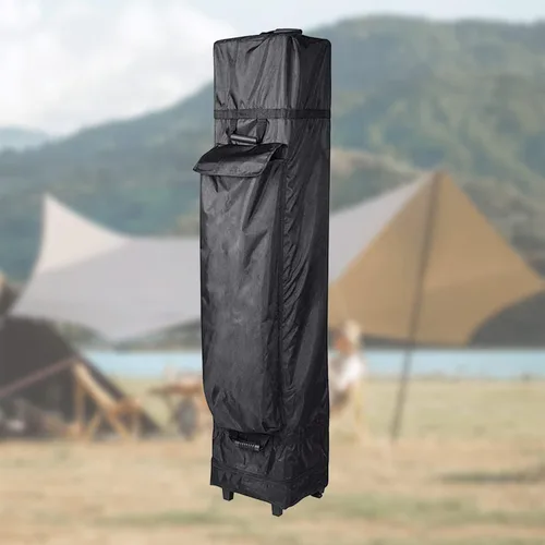 Vista 8 de Bolsa impermeable con ruedas de 11.8 x 11.8 x 63 pulgadas, bolsa enrollable de repuesto para toldo al aire libre, bolsa de almacenamiento