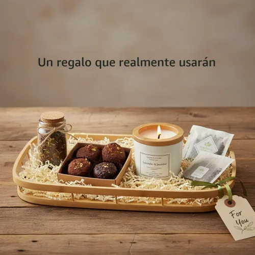 Vista 7 de PEMAR Juego de 4 bandejas de servir de mimbre de bambú para alimentos y bebidas, bandejas rectangulares para desayuno en la cama con asas, bandejas