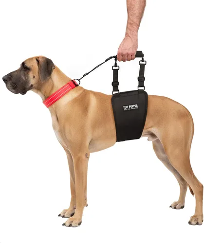 Vista 10 de Tuff Pupper Arnés de cadera para perros Soporte de elevación trasera para perros mayores y lesionados Ayuda de movilidad ajustable Mango