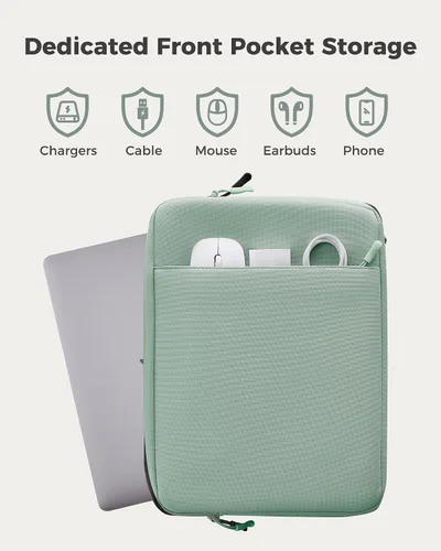 Vista 3 de ProCase Funda para laptop de 15 pulgadas para MacBook Air/Pro de 15 pulgadas M5/M4/M3/M2, Surface Laptop Ultra 15, funda delgada de viaje