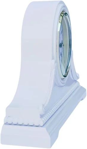 Vista 4 de Relojes de Repisa, Funcionan con Baterías, Reloj de Mesa de Madera Silencioso con Campanadas Westminster a Cada Hora, Reloj de Repisa de Madera