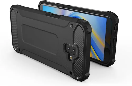 Vista 7 de Asuwish Funda protectora para Samsung Galaxy J6 Plus 2018 con protector de pantalla de vidrio templado y accesorios delgados de doble celda, Gaxaly
