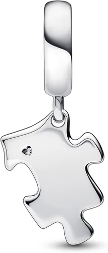 Vista 2 de Pandora 792241C01 - Abalorio colgante con circonita cúbica transparente, Plata esterlina, circonita