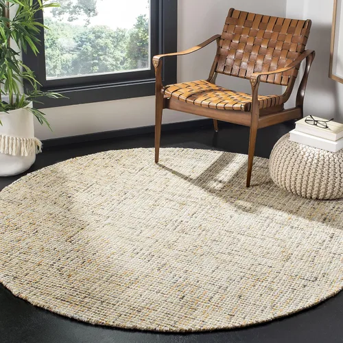 Vista 38 de SAFAVIEH Abstract Collection - Alfombra decorativa, 2 x 3 pies, color negro y marfil, lana hecha a mano, ideal para zonas de alto tráfico