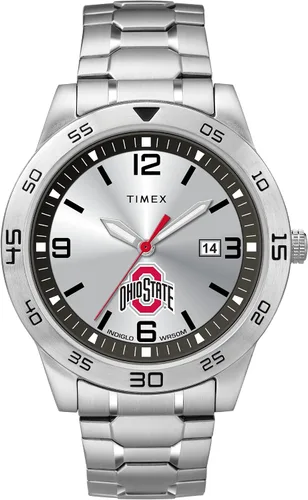 Vista 18 de Timex Tribute Reloj de cuarzo para hombre Citation de 42 mm con correa de acero inoxidable