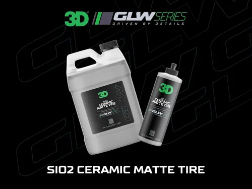 Vista 2 de 3D GLW Series SiO2 - Brillo de neumáticos de cerámica mate Protector de neumáticos con acabado mate profundo Hidrófobo y resistente a los rayos