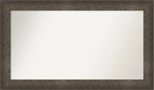 Vista 822 de Amanti Art Espejo de pared personalizado no biselado (25 x 25 pulgadas), marco de bronce acentuado, varios tamaños personalizados, espejo de baño