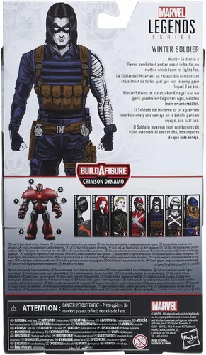 Vista 5 de Hasbro Marvel Black Widow Legends Series - Figura de acción coleccionable de soldado de invierno de 6 pulgadas, diseño premium, 2 accesorios, a