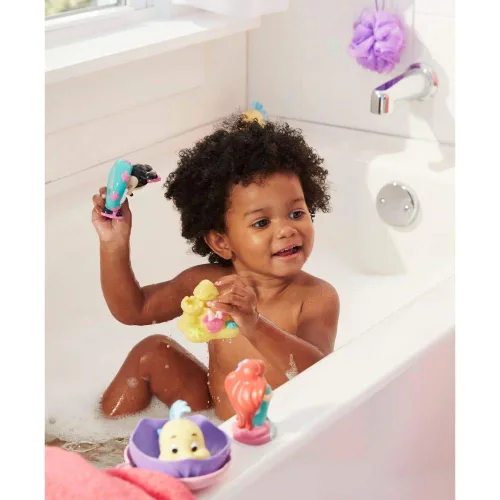 Vista 5 de The First Years Disney Minnie Mouse Squirties Juguetes de Baño para Bebé - Juguetes Blandos para Niños Pequeños para Baño, Piscina y Uso Diario - 3