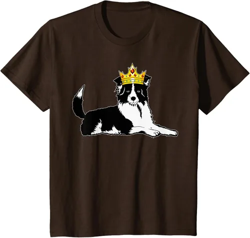 Vista 8 de Border Collie Crown - Camiseta veterinaria de piel de pastoreo de ovejas, Negro