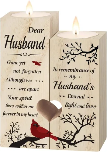 Vista 10 de Regalos conmemorativos – Candelabros conmemorativos para la pérdida del hermano – Regalo de condolencia por pérdida de hermano, regalo de duelo por