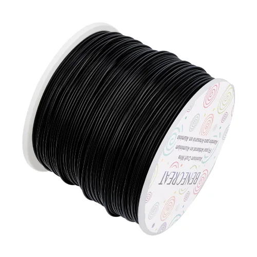 Vista 58 de BENECREAT -Alambre de aluminio para joyería de calibre 9, 55 pies, alambre metálico flexible para esculpir, ideal para manualidades de Halloween
