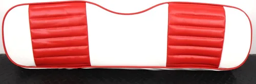 Vista 21 de Cubiertas de asiento delantero para carrito de golf EZGO Medalist, TXT 1994-2013 de Huskey, ajuste personalizado, estilo plisado negro, vinilo