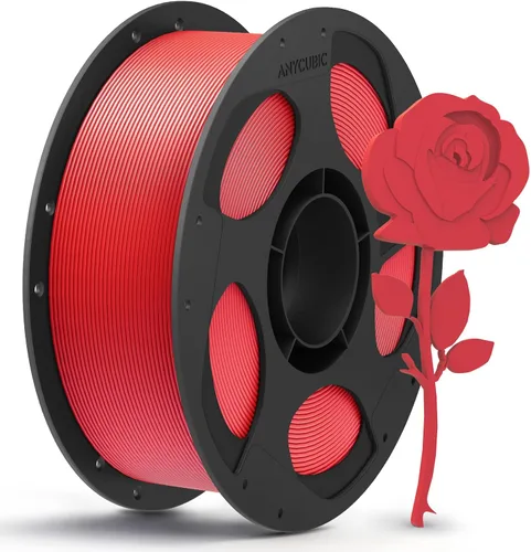 Vista 60 de ANYCUBIC Filamento PLA Plus (PLA+), paquete de filamento para impresora 3D de 0.069 in, alta dureza, precisión dimensional +/- 0.001 in, impresión