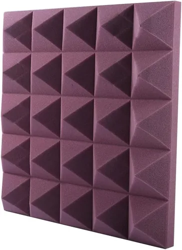 Vista 10 de Paneles de espuma acústica para pared, paquete de 12 almohadillas autoadhesivas a prueba de sonido, panel de absorción de sonido de alta densidad