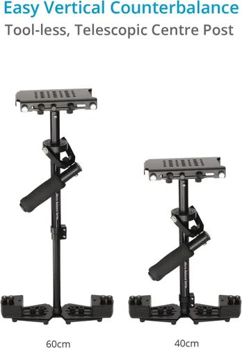 Vista 5 de FLYCAM HD-3000 Estabilizador de video portátil para cámaras DSLR de hasta 3,5 kg/7,7 lb Fine-tune camera balance with adjustable platform