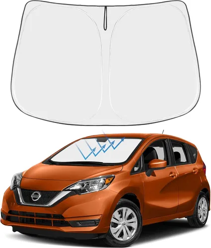 Vista 288 de Proadsy Parasol para parabrisas Rivian R1S 2022-2025 2026 de 4 capas plegable, protector de parasol frontal que bloquea los rayos UV, mantiene