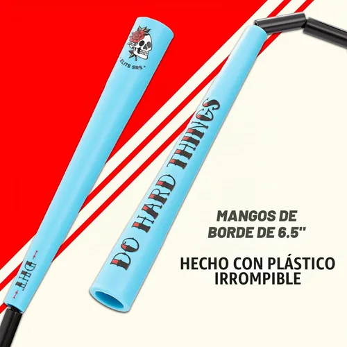 Vista 3 de Elite Jumps Edge Beaded Adjustable Jump Rope, Do Hard Things