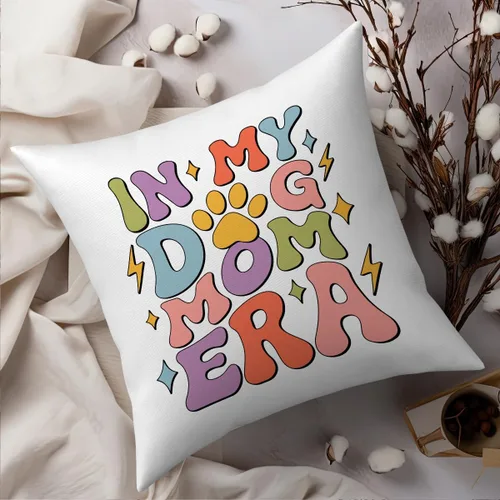 Vista 4 de Fokongna in My Dog Mom era Dog Mom - Fundas de almohada decorativas de 18 x 18 pulgadas, funda de almohada Love Gy Lover Proud Mama Pet Owner