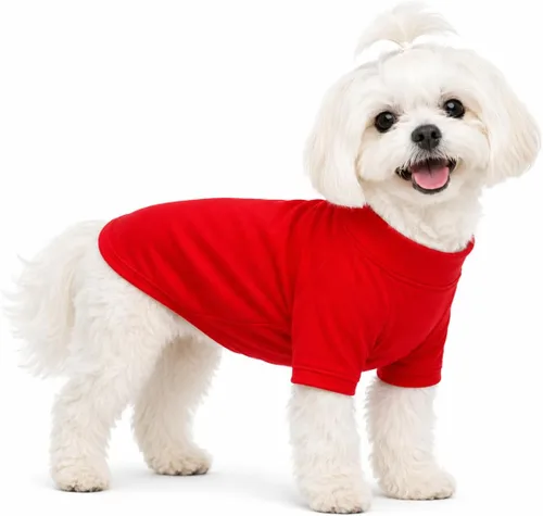 Vista 25 de Lovelonglong Sudadera para perro, otoño, invierno, clima frío, camisetas para perros pequeños, medianos y grandes, ropa de chihuahua, color negro, XS