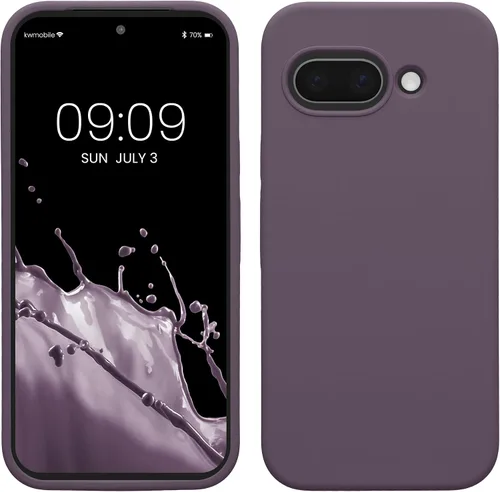 Vista 288 de kwmobile Funda Compatible con Google Pixel 6 Pro - Funda de Teléfono de Silicona TPU con Acabado Suave - Azul Caribe