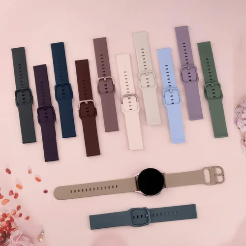 Vista 7 de Meliya Paquete de 4 correas de reloj, 0.78 pulgadas, 0.86 pulgadas, correa de repuesto de silicona suave de liberación rápida para mujeres y hombres