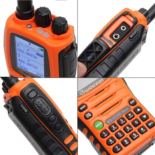 Vista 3 de Wouxun KG-UV9D Mate 7 Banda Aire Banda 10W Powerfrul 3200mAh Radio bidireccional