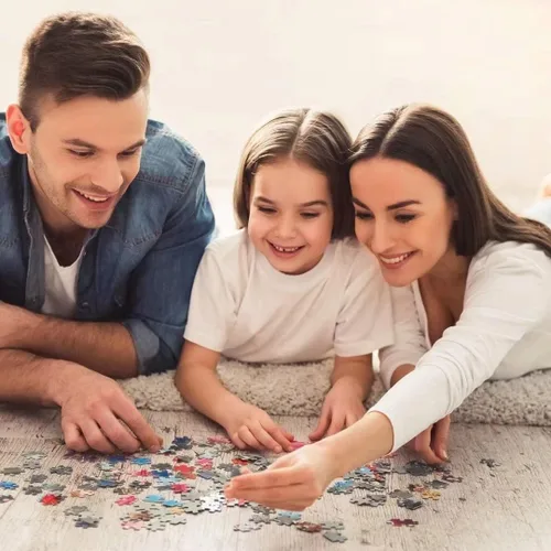 Vista 6 de Rompecabezas de 500 piezas para adultos y niños, versículo de la Biblia, Love The Lord Your God with All Your Heart Puzzle Challenging Educativo Fun
