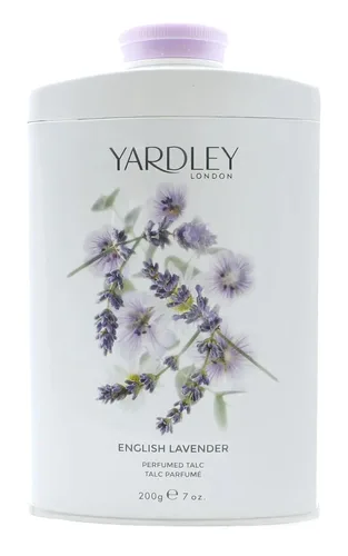 Vista 6 de Lavanda inglesa de Yardley of London, talco perfumado de 7 oz (200 g)