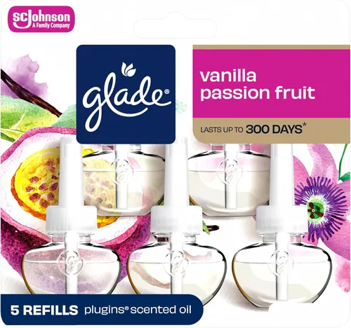 Vista 22 de Glade PlugIns - Repuestos de ambientador, aceites esenciales perfumados para el hogar y el baño, aroma Apple Cinnamon, 3.35 onzas líquidas, 5